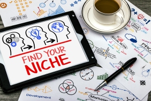 find your niche concept on tablet pc